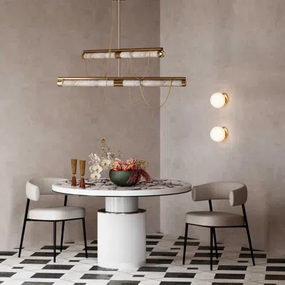 Ashley Tov Furniture Maxine Dining Chair In Cream
