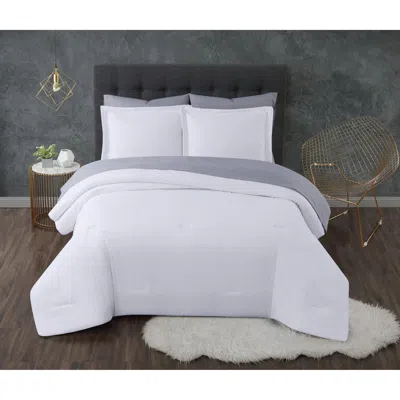 Ashley Truly Calm Antimicrobial Twin Bed In A Bag In White/gray
