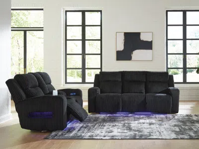 Ashley Twinbrooke Sofa And Loveseat In Black