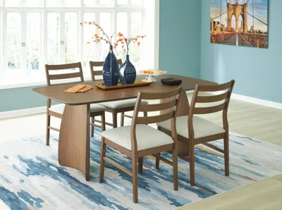 Ashley Urbanton Dining Table And 4 Chairs In Brown