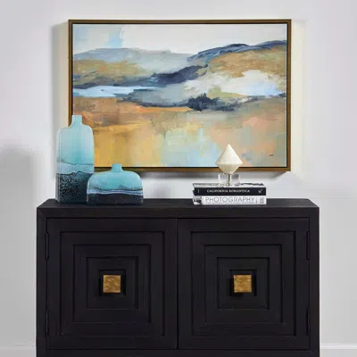 Ashley Uttermost Folded Hills Wall Art 37 X 25 In Gold
