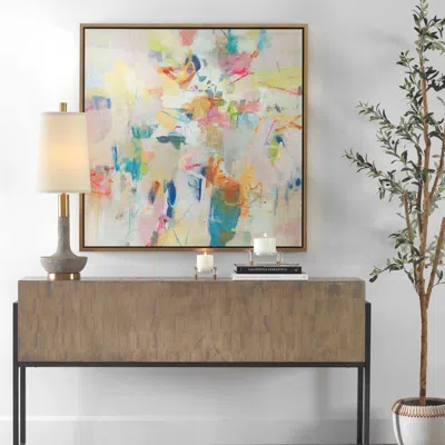 Ashley Uttermost Party Time Wall Art 42 X 42 In Gold