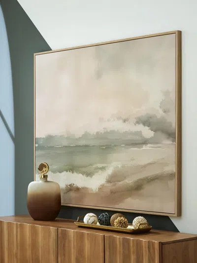 Ashley Vallus Wall Art In Blush/green/gray