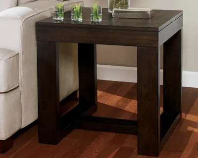 Ashley Watson End Table In Dark Brown