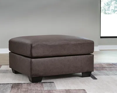 Ashley Whitlock Oversized Accent Ottoman In Umber