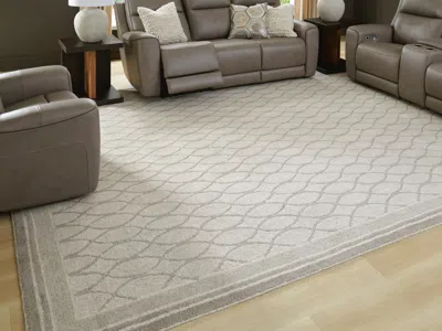 Ashley Wimney Extra Large Rug In Gray