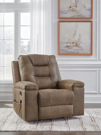 Ashley Windstade Manual Recliner In Earth