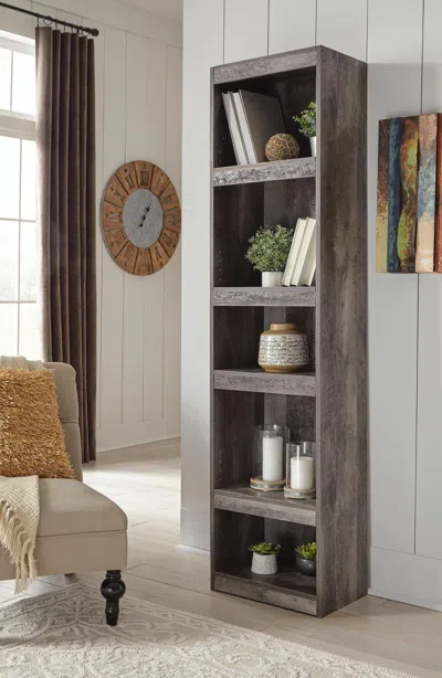 Ashley Wynnlow 72" Pier With 4 Shelves In Gray