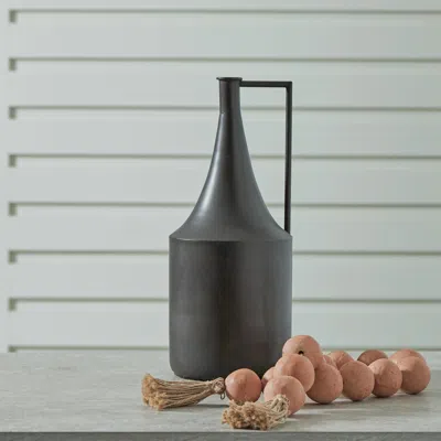 Ashley Zainforth Medium Vase In Distressed Brown