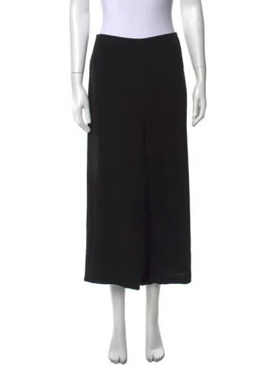 Pre-owned Ashlyn Straight Leg Pants In Black