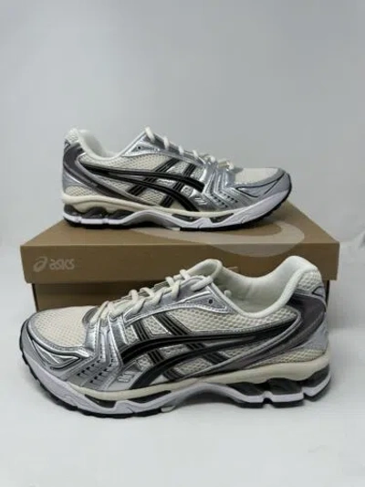 Pre-owned Asics Gel-kayano 14 Silver Cream Black Plum Mens/wmns Sizes (1201a019-108)