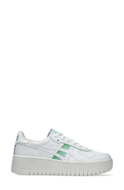 Asics Japan S Platform Sneaker In White/ White