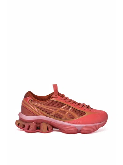 Asics Red Us6-gel Kinetic Fluent Sneakers In Multi
