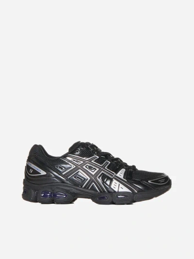 Asics Unisex Gel-nimbus 9 Sneakers In Black,pure Silver