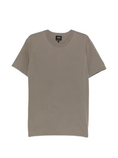 Asics X A.p.c. Asics X Apc Grey Cotton Tahiti T-shirt Polo