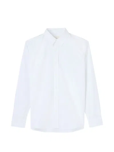 Asics X A.p.c. Asics X Apc White Cotton Lino Shirt