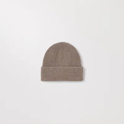 Asket The Cashmere Beanie Light Brown Melange