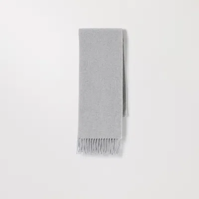 Asket The Cashmere Wool Scarf Grey Melange