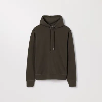 Asket The Hoodie Mud Green
