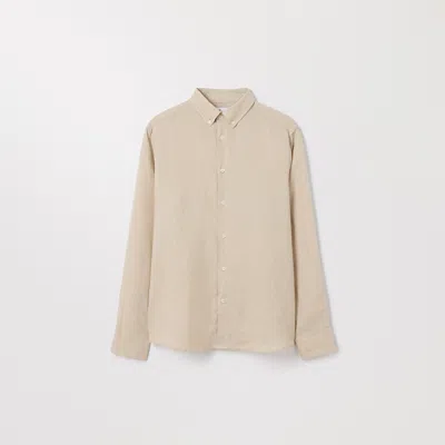 Asket The Linen Shirt Beige