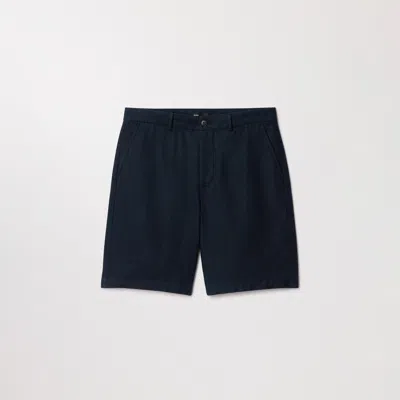 Asket The Linen Shorts Dark Navy