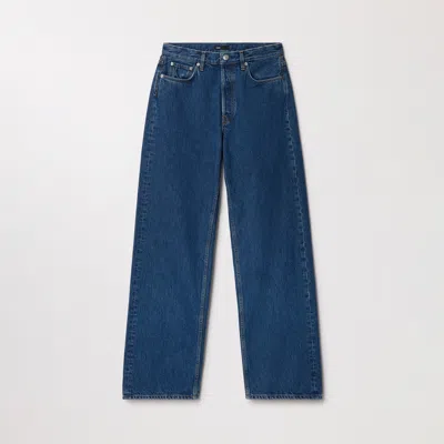Asket The Loose Jeans Mid Blue Wash