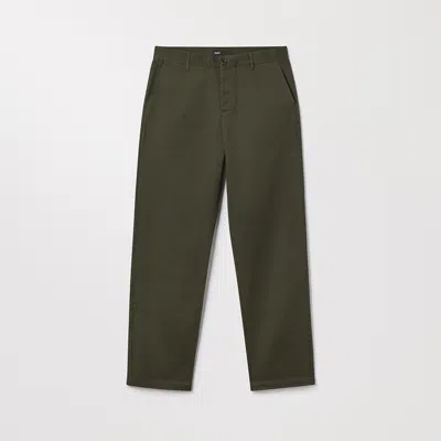 Asket The Loose Twill Chino Khaki Green