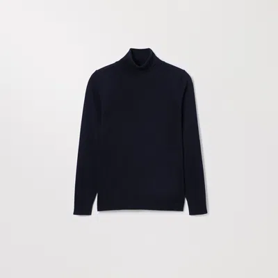 Asket The Merino Turtleneck Dark Navy