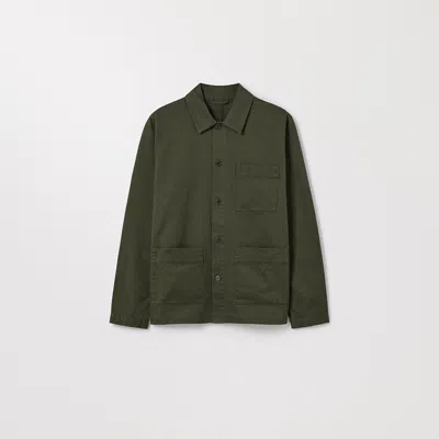 Asket The Overshirt Khaki Green