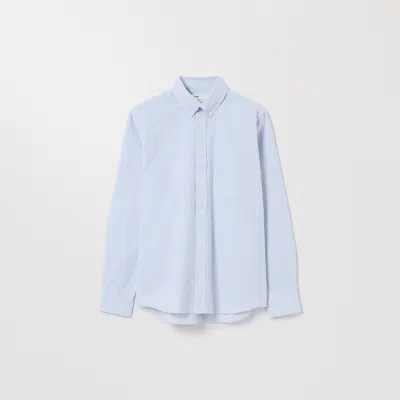 Asket The Oxford Shirt Blue Stripe
