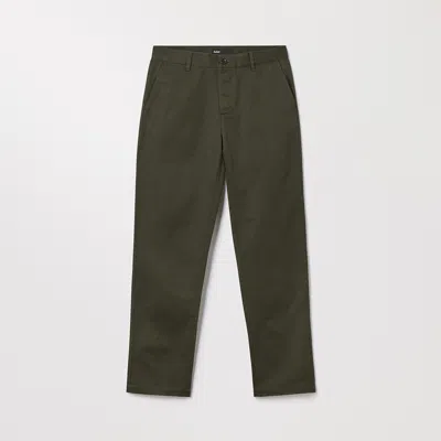 Asket The Regular Twill Chino Khaki Green