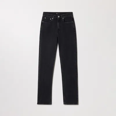 Asket The Slim Jeans Grey Wash In Black