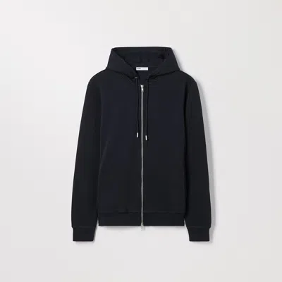 Asket The Zip Hoodie Dark Navy