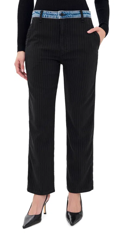 Askk Ny Tomboy Wb Pants Pinstripe