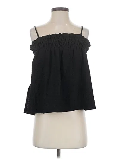 Pre-owned Asos Design Sleeveless Blouse In Black