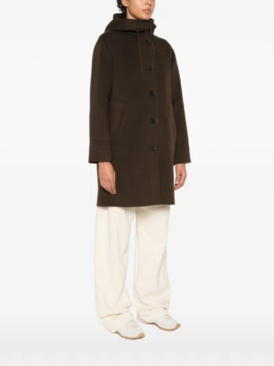 Aspesi Brown Wool Coat