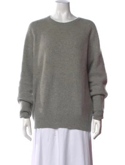 Pre-owned Aspesi Cashmere Crew Neck Sweater In Grey