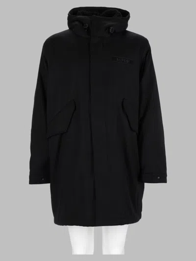 Aspesi Men's Classic Trench Coat In Black