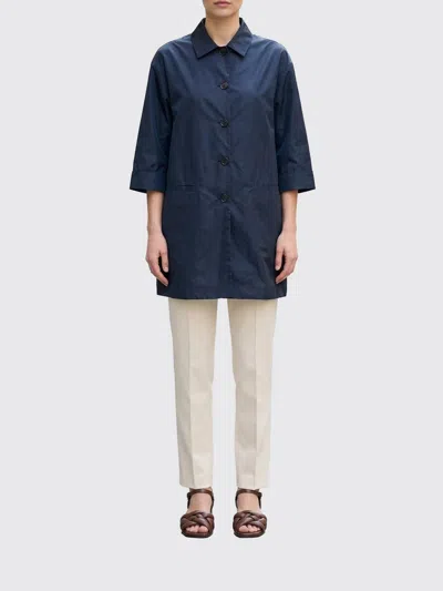 Aspesi Polyester Raincoat In Blue