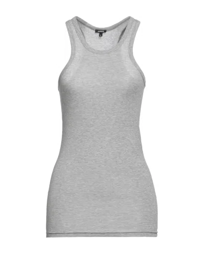 Aspesi Tank Tops In Grey