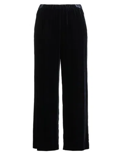 Aspesi Woman Pants Midnight Blue Size 6 Viscose, Silk In Black