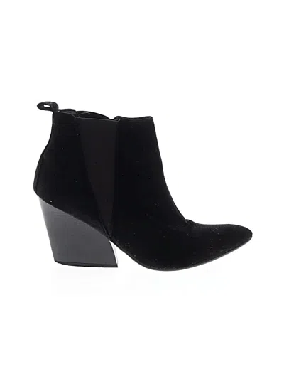 Pre-owned Assorted Brands Ankle Boots In Black