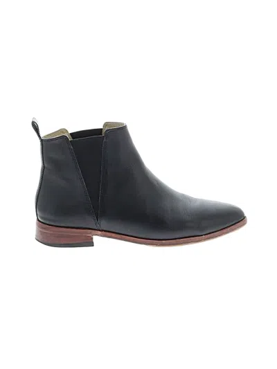 Pre-owned Assorted Brands Ankle Boots In Black