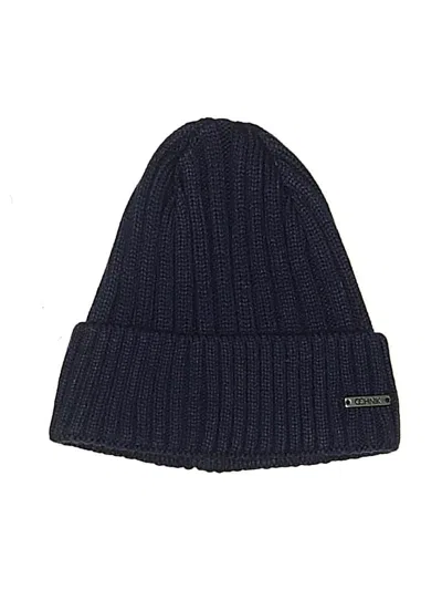 Pre-owned Assorted Brands Beanie Hat In Blue