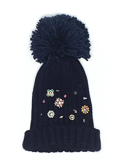 Pre-owned Assorted Brands Beanie Hat In Blue
