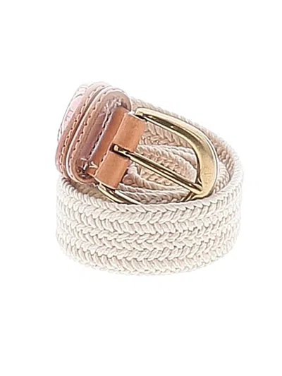 Pre-owned Assorted Brands Belt In Ivory