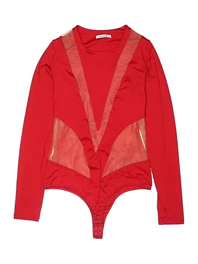 Pre-owned Assorted Brands Bodysuit In Red