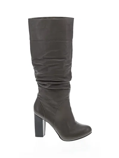 Pre-owned Assorted Brands Boots In Gray