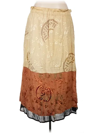 Pre-owned Assorted Brands Casual Skirt In Tan