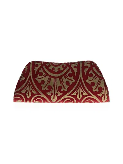 Pre-owned Assorted Brands Clutch In Burgundy